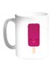Cartoon Ice Cream Printed Coffee Mug Pink/White/Black