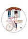Woman Printed Fridge Magnet Multicolour