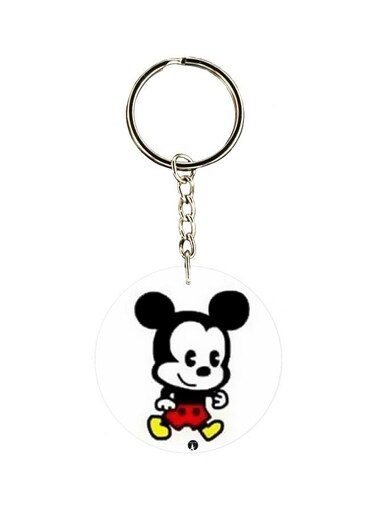 Mickey Mouse Printed Single Sided Keychain
