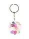 Unicorn Horse Printed Keychain