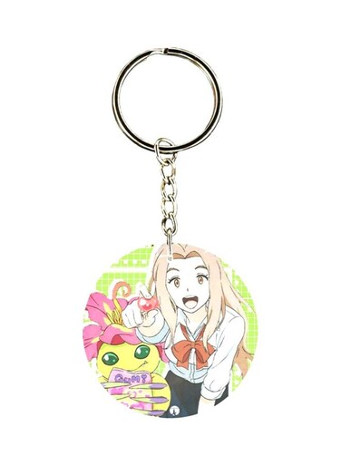 Anime Digimon Printed Keychain