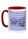 Life Is Sweet Printed Coffee Mug Pink/Red/White 11ounce