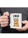 Ceramic Coffee Mug with "I Need Money" Arabic Design in black
