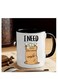 Ceramic Coffee Mug with "I Need Money" Arabic Design in black