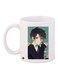 Anime Printed Coffee Mug White/Black/Beige 11ounce