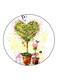 Flowers Printed Fridge Magnet Multicolour