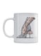 Umbrella Shoes Printed Mug White/Beige/Grey