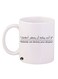 Nobody Can Destroy Your Dreams Design Mug White/Black 12ounce