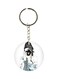 Girl Printed Double Sided Keychain