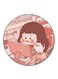 Girl Printed Fridge Magnet Multicolour