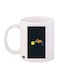 Planets Printed Coffee Mug White/Black/Yellow