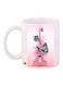 Eiffel Tower Printed Coffee Mug White/Pink/Black 11ounce