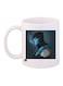 Mortal Kombat Printed Coffee Mug White/Blue/Black Standard Size