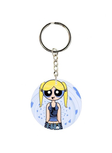 Single Sided Character Printed Keychain