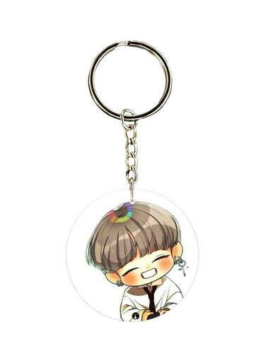 Cartoon Character Printed Keychain