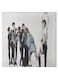 BTS Band Pattern Hidden Frame Canvas Wall Painting Multicolour 50 x 50cm