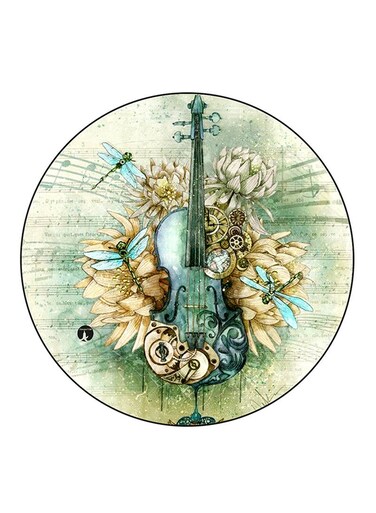 A Violin Printed Fridge Magnet Multicolour