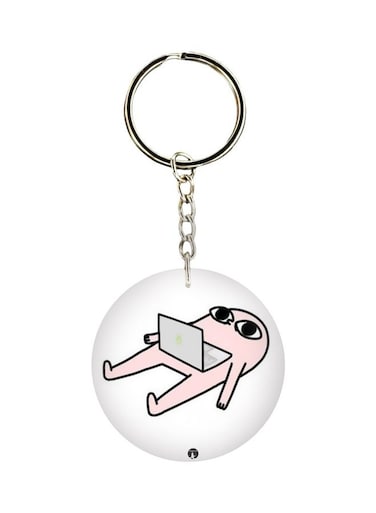 Cartoon Printed Keychain