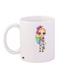 Printed Coffee Mug White/Pink/Yellow