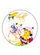 Animals Printed Fridge Magnet Multicolour