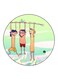 Edd N Eddy Printed Fridge Magnet Round Multicolour