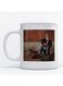 Man Printed Mug White/Brown/Grey