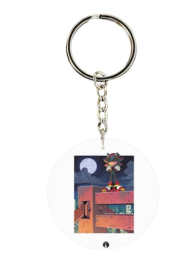 Sonic Double Side Printed Keychain