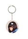 Double Sided Girl Printed Keychain