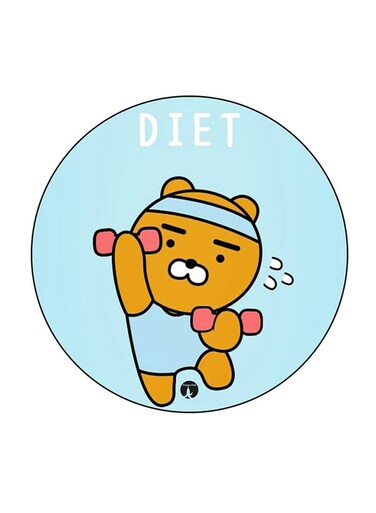 Bear Printed Fridge Magnet Multicolour