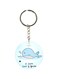 Fish Printed Dual Sided Keychain