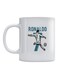 Cristiano Ronaldo Printed Mug White/Blue/Black 350ml