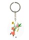 Anime Digimon Double Side Printed Keychain