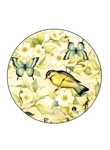 Flower Printed Fridge Magnet Multicolour 5.5 x 5.5cm