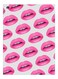 Printed Decorative Plate Pink/White 20cm