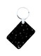 Stars Printed Keychain Black/White