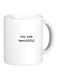 Panda Printed Mug White/Black