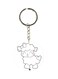 Sheep Themed Pocket Keychain