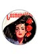 Vintage Art Printed Fridge Magnet Round Multicolour
