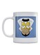 Homer Simpson Printed Ceramic Mug White/Blue/Yellow