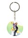 Double Side Anime Digimon Printed Keychain