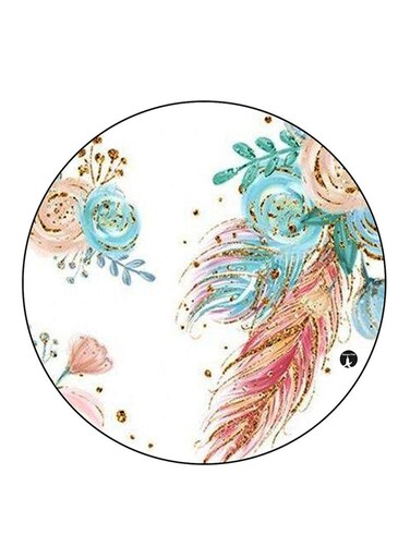 Flowers Printed Fridge Magnet Multicolour