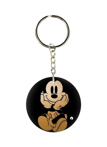 Mickey Mouse Printed Single Sided Keychain