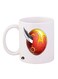 Digimon Printed Mug White/Red/Gold 12ounce