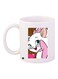 Kitty Printed Coffee Mug White/Pink/Brown