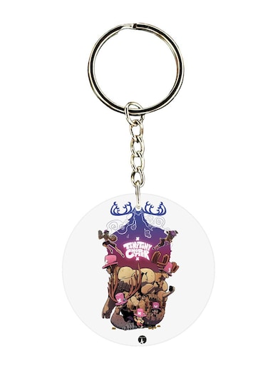 Anime One Piece Printed Keychain