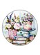 Vintage Art Printed Fridge Magnet Multicolour