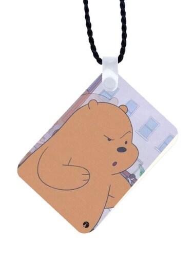We Bare Bear Printed Car Mirror Pendant