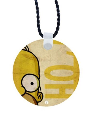 Simpsons Printed Car Mirror Pendant