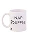 Printed Mug White/Black 12ounce