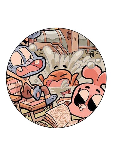 The Amazin World Of Gumball Printed Fridge Magnet Multicolour